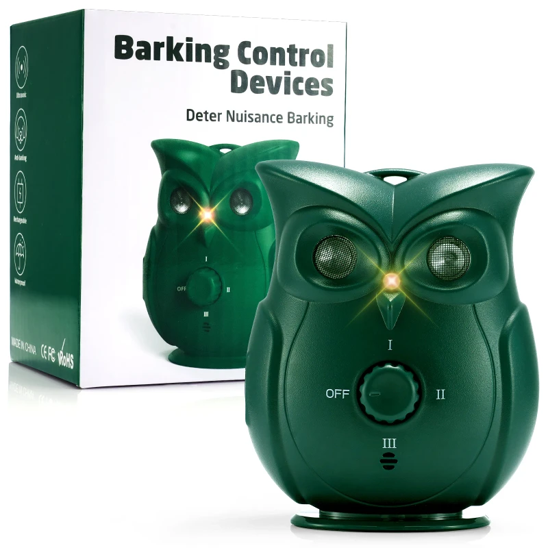 Customized Logo Outdoor Dog Training Rechargeable Anti Bark Control Device Ultrasonic Dog Barking Control Device
