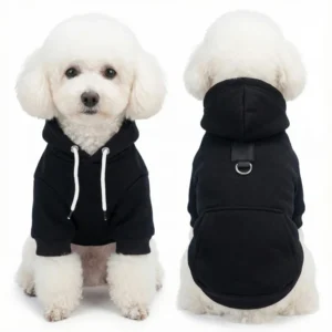 Customized Multi-Size Outdoor Traction Winter Plus Velvet Pet Sweater Pet Clothes Suitable for Small Dogs