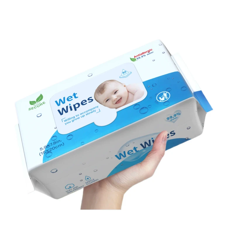 Customized ODM OEM Baby Wet Wipes Thickened Spunlace Fabric Non Woven Fabric Baby Wet Wipes for Baby Cleaning