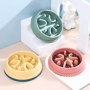 Customized OEM Smart Slow Feeder Pet Bowl Rounded Shape Dog and Cat Food Feed for Big Pets Pet Supplies Manufacture