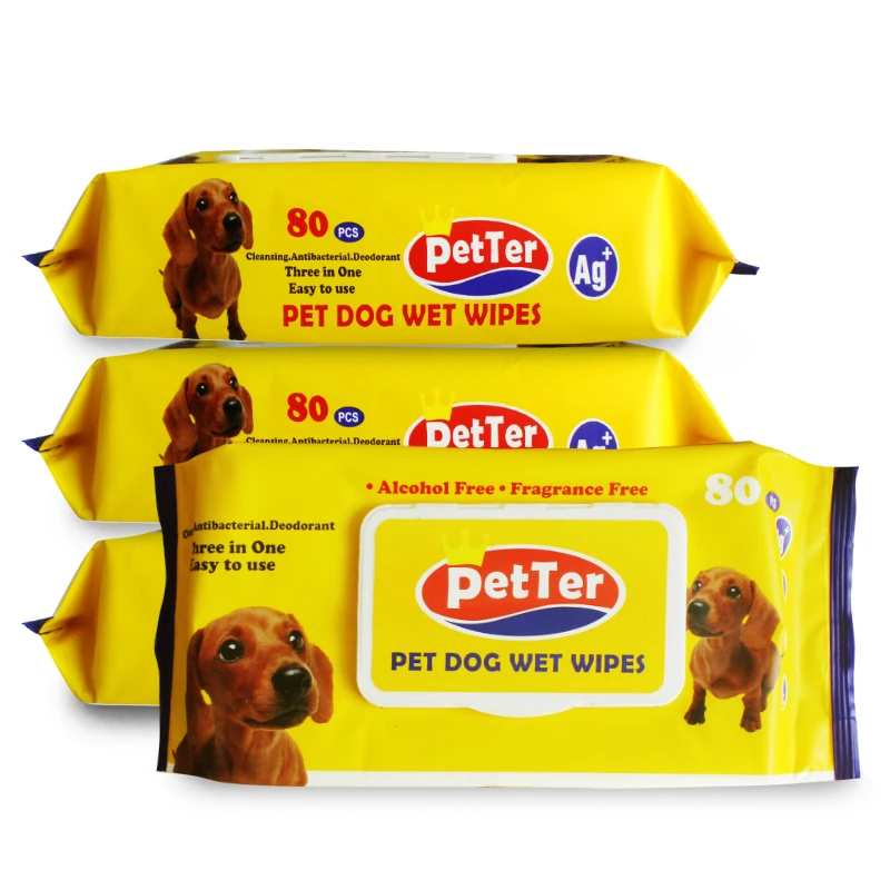 Customized Pet Cleaning Wet Wipes Pet Grooming Wipes Pet Oral Cleaning Wipes