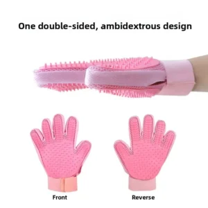 Customized Pet Grooming Glove Dog and Cat Hair Remover Deshedding and Cleaning Brush for Pet Massage