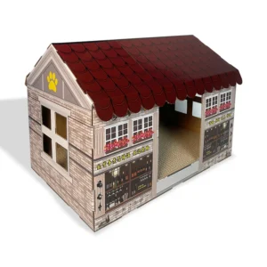Customized Pet Houses Furniture Wood Bed Luxury Wooden Pet House Cat Solid Wood Cat House Indoor
