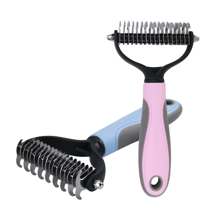 Customized Pet Knotted Comb Cleaning Grooming Tool Products Pet Cat Dog Hair Remover Comb