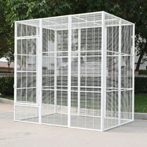 Customized Q235 Steel Monkey Dog Cage Large Kennel with Powder Coating Hot Dip Galvanized Finish Foldable Design