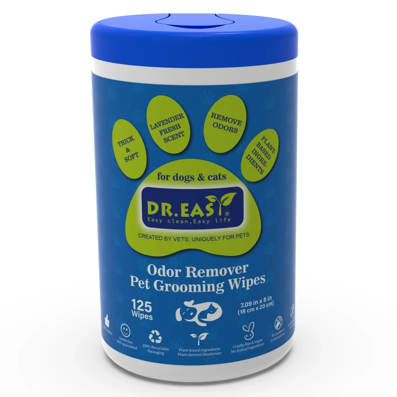 Customized Soft Thick Pet Wipes for Dog and Cat Bottom for Household Use