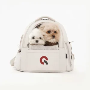Customized Waterproof Insulated Portable Pet Dog Travel Backpack Large Space Double Shoulder Anti Theft Design