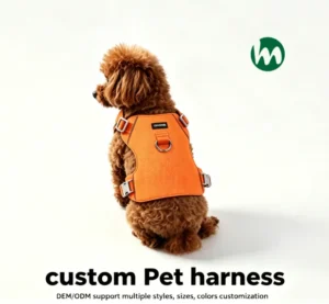 Customized and Adjustable Size OEM ODM Breathable Multifunctional Pet Dog and Cat Harness and Leash Collar Set