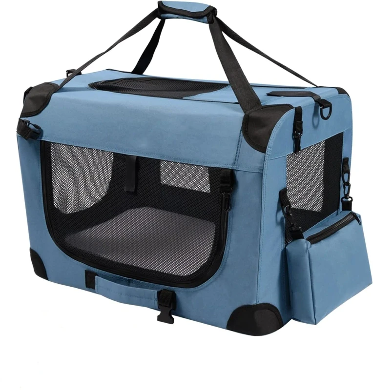 Customized in Different Sizes Portable Pet Cage Breathable Fabric Foldable Soft Dog Crate