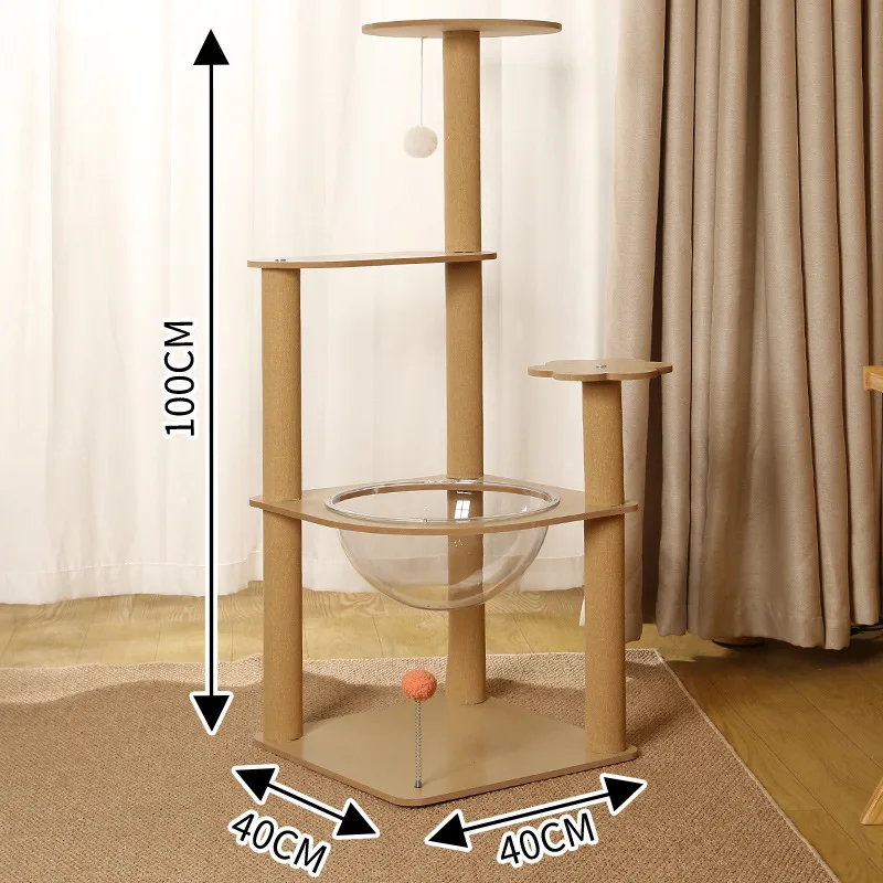 Cute Carrot Cat Scratching Post for Indoor Cats Natural Sisal Scratcher Tree with Grass Base