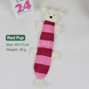 Cute Dog Toy Chew Resistant Pet Chew Toy Squeak and Crinkle Dog Squeaky Toy Durable Cute Toy for Dog Portable