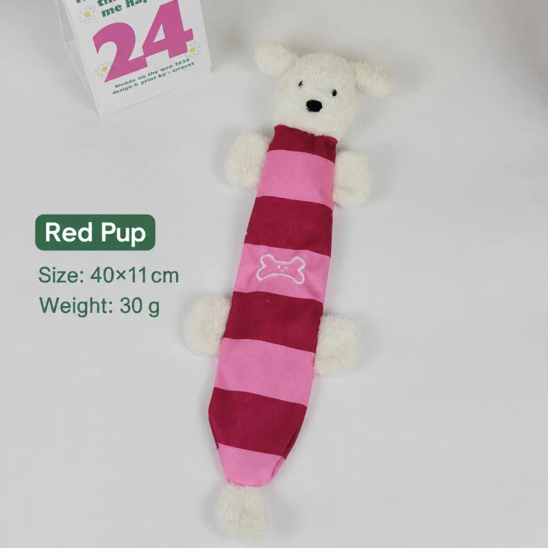 Cute Dog Toy Chew Resistant Pet Chew Toy Squeak and Crinkle Dog Squeaky Toy Durable Cute Toy for Dog Portable
