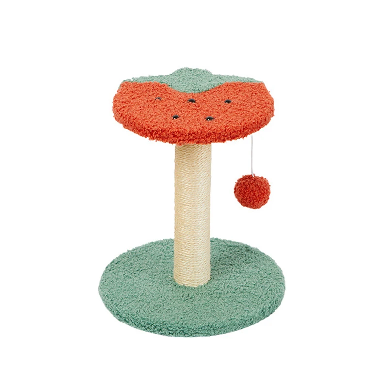Cute Flower Shape Kitten Climbing Frame Sisal Cat Scratcher Interactive Pet Cat Tree Scratcher