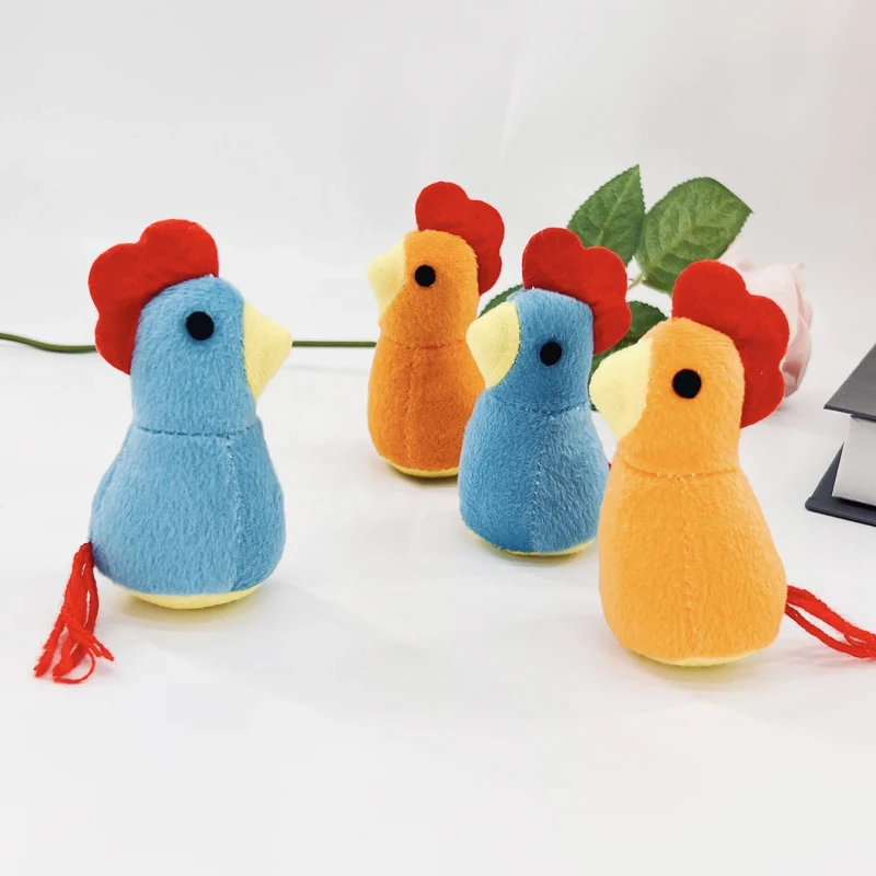 Cute Mini Plush Chick Pet Products Eco Friendly Soft Catnip Toys for Cat