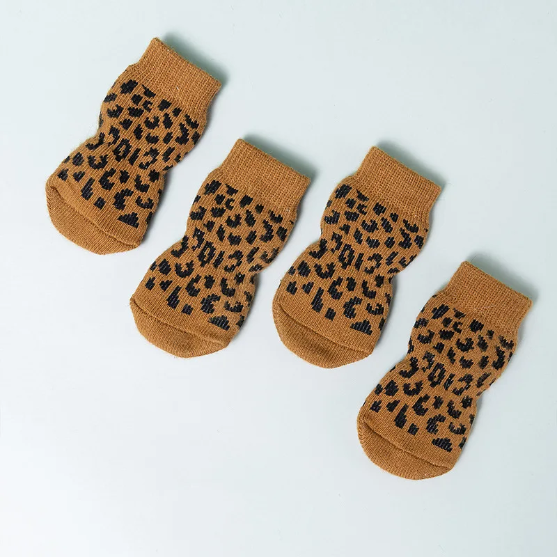 Cute Paw Design Pet Dog Socks Soft Protection Cat Dog Socks