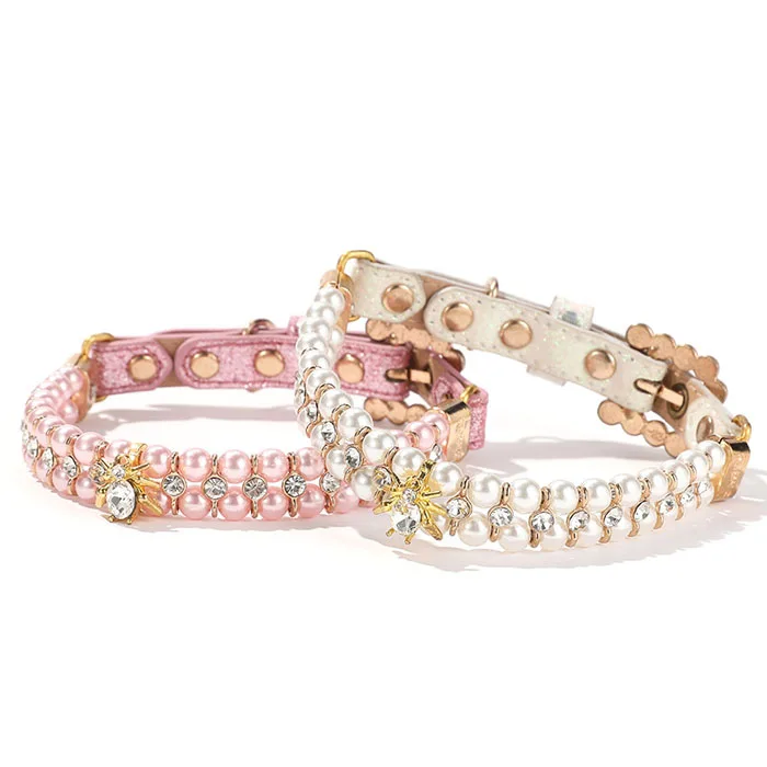 Cute Pet Dog Cat Pearl Collar