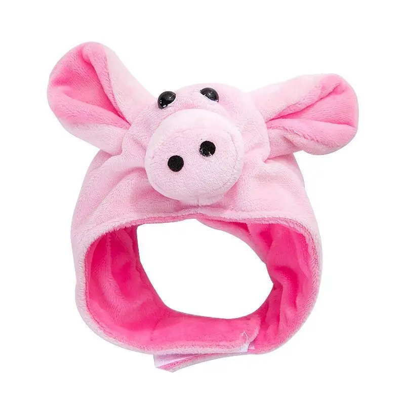 Cute Pet Piggy Cat Dog Small Funny Embroidered Polyester Durable Headgear Dress