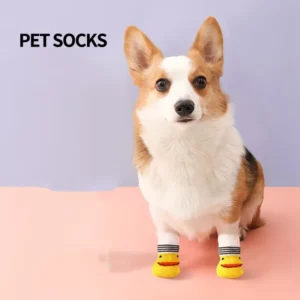 Cute Print Non Slip Pet Dog Socks