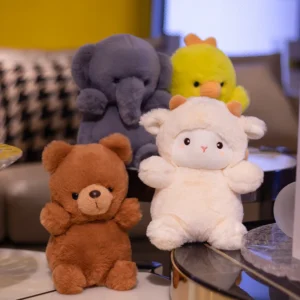 Cute Super Soft Plush Bear Pet Toy PP Cotton Filled