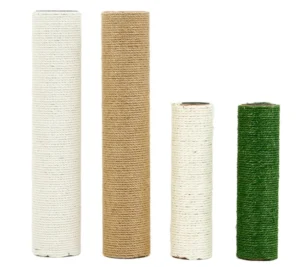 DIY Classic Style Eco-Friendly Cat Tree Tower & Cat Scratcher with Sisal Rope Replacement Post for Indoor Use and Kitten Toy
