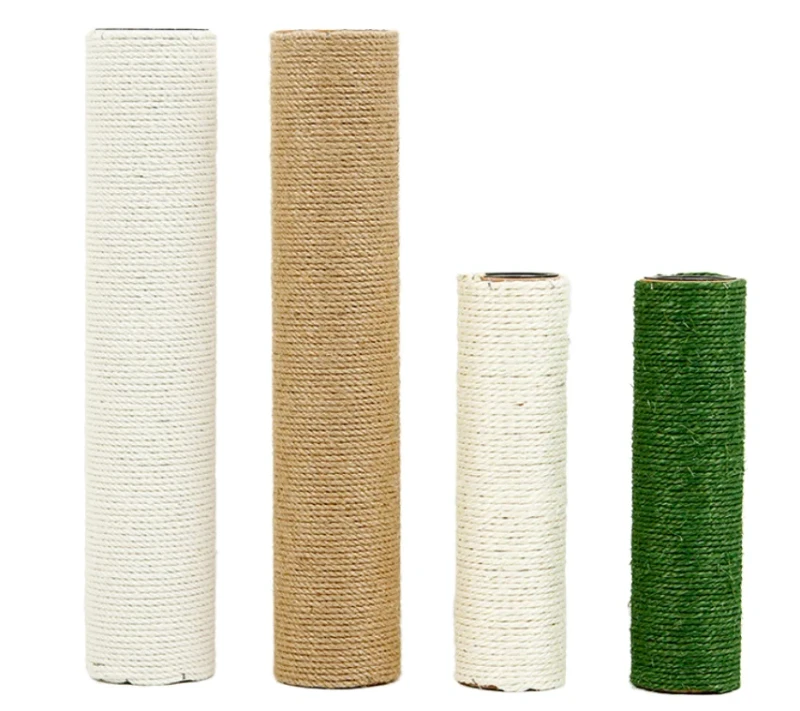 DIY Classic Style Eco-Friendly Cat Tree Tower & Cat Scratcher with Sisal Rope Replacement Post for Indoor Use and Kitten Toy