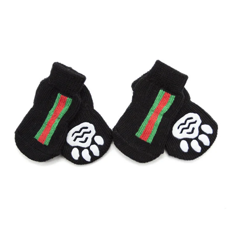 DZ07 Custom Color Knitting Warm Dog Shoe Socks Cat Shoes Pet Shoes for Dogs