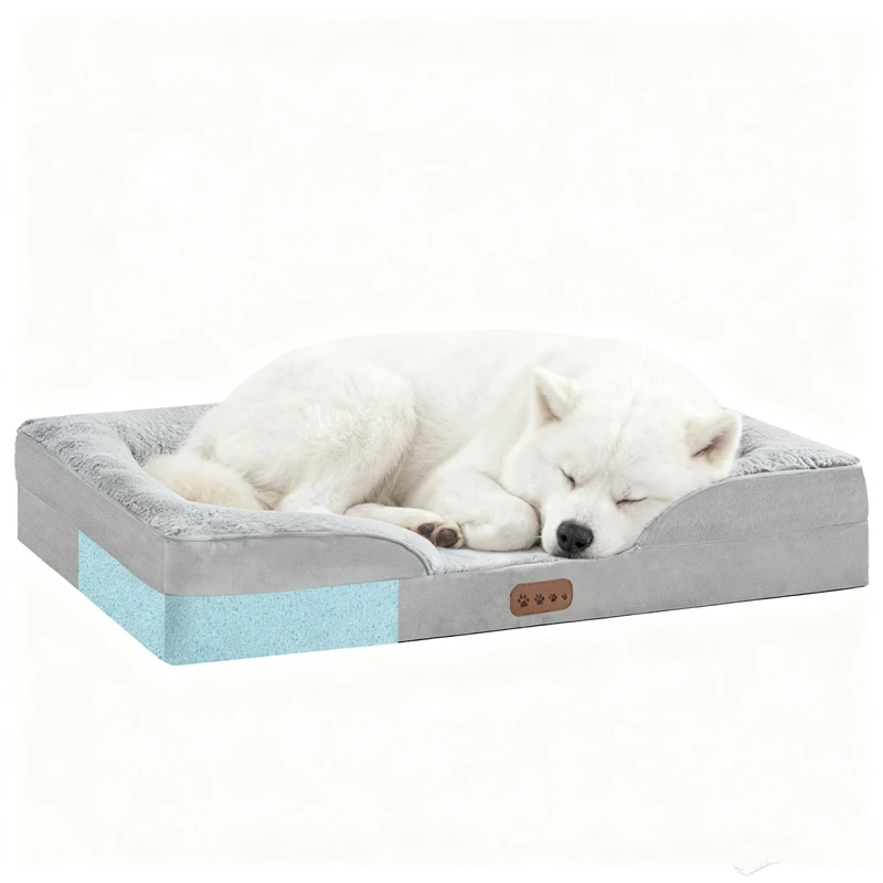 Deluxe Orthopedic Memory Foam Pet Bed Washable Removable Cover Large Dog Bed for Ultimate Comfort & Support