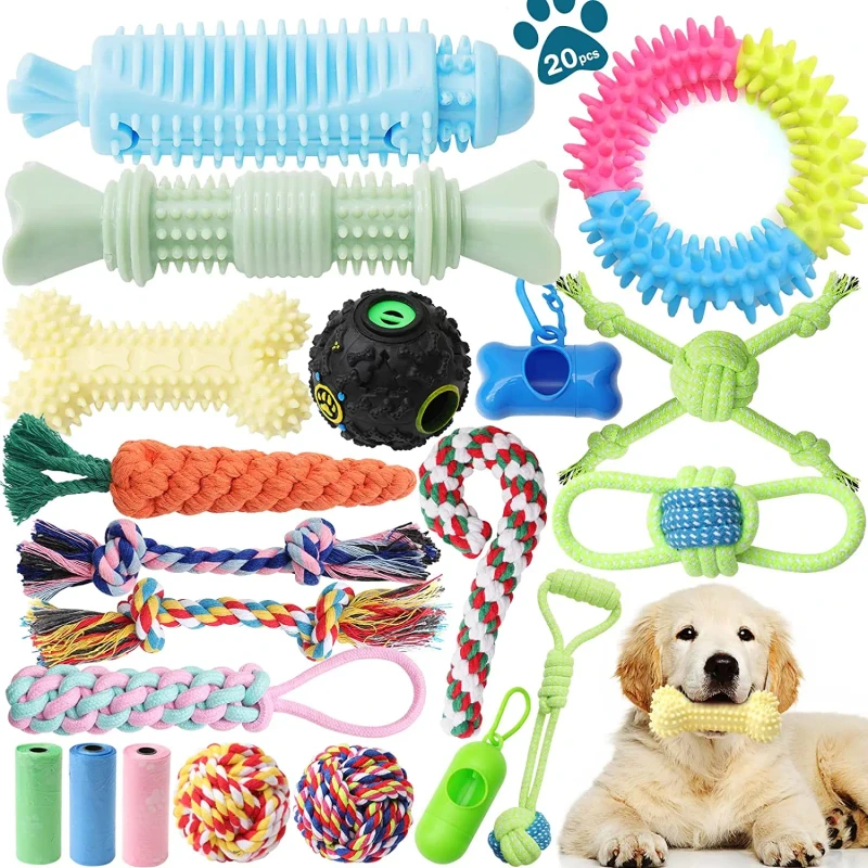 Dental Custom Cotton Durable Rope Dog Chew Set Other Pet Toy