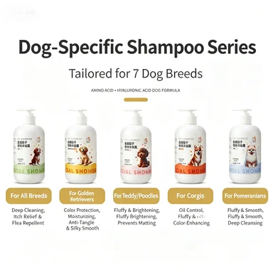 Deodorizing & Anti Itching Pet Shampoo Special for Dogs & Cats Ideal for Bichon Teddy Poodle Pomeranian