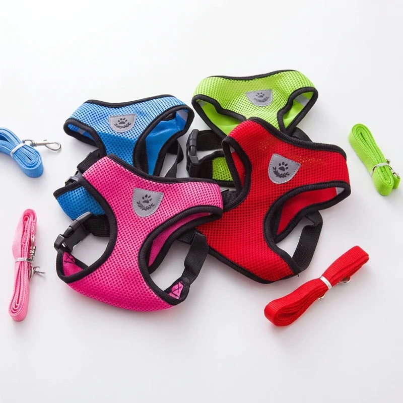 Designer Dog Harness Leash Fashion Soft Comfortable Harness Pet Dog Harness Dog Accessories Pet Supplies