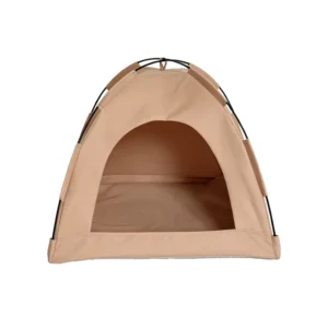 Detachable Cover Washable Pet Tent Bed with Printed Design Stylish Style Suitable for Cats and Small Dogs Usable All Year Round