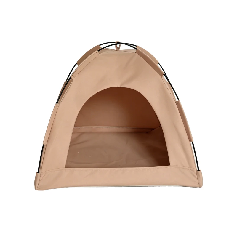Detachable Cover Washable Pet Tent Bed with Printed Design Stylish Style Suitable for Cats and Small Dogs Usable All Year Round