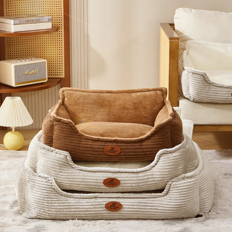 Detachable and Removable Modern Eco-Friendly Dog Bed Machine Washable Pet Sofa for Deep Sleep Cat Dog