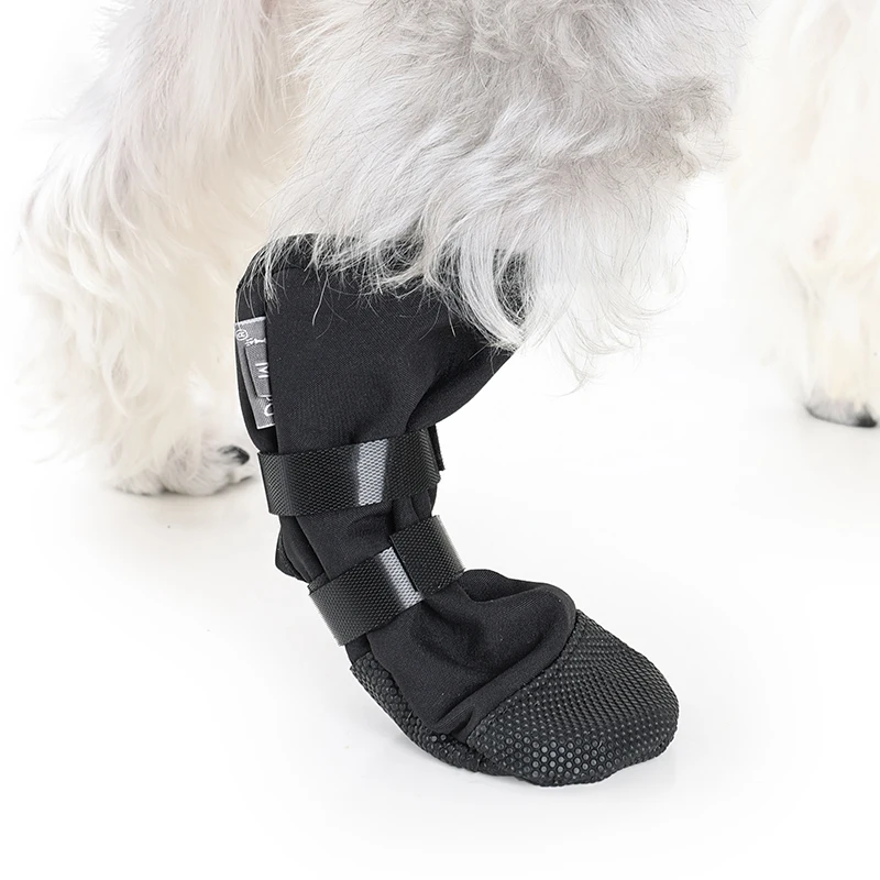 Direct Factory Pet Shoes & Socks Dog Booties Non-Skid Rubber Sole Keep Paws Dry Clean Anti-Slip Design for Post-Surgery Dogs