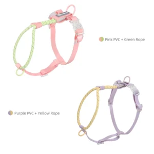 Direct Factory Two Colors Pure Tone Waterproof Strap Dog Harness Reflective Pet Harness High Visibility at Night