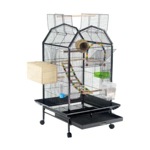 Direct Manufacturer Supply Metal Bird Cages Plastic Tray Multifunctional Group Bird Cages High end Bird Villas Medium Size