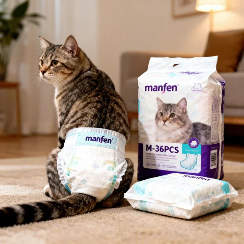 Disposable Dog Diapers for Female and Male Ultra Absorbent Physiological Cat Pet Leak Proof Diaper Pants Breathable