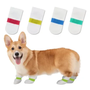 Disposable Dog Shoe Covers Outdoor Non Slip Pet Shoes Summer Heat Protection Dustproof Breathable Dog Booties