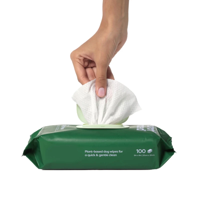 Disposable Eco friendly Non Woven Wet Wipes Pet Hygienic Wash Free Cleaning Protection Paper Towels