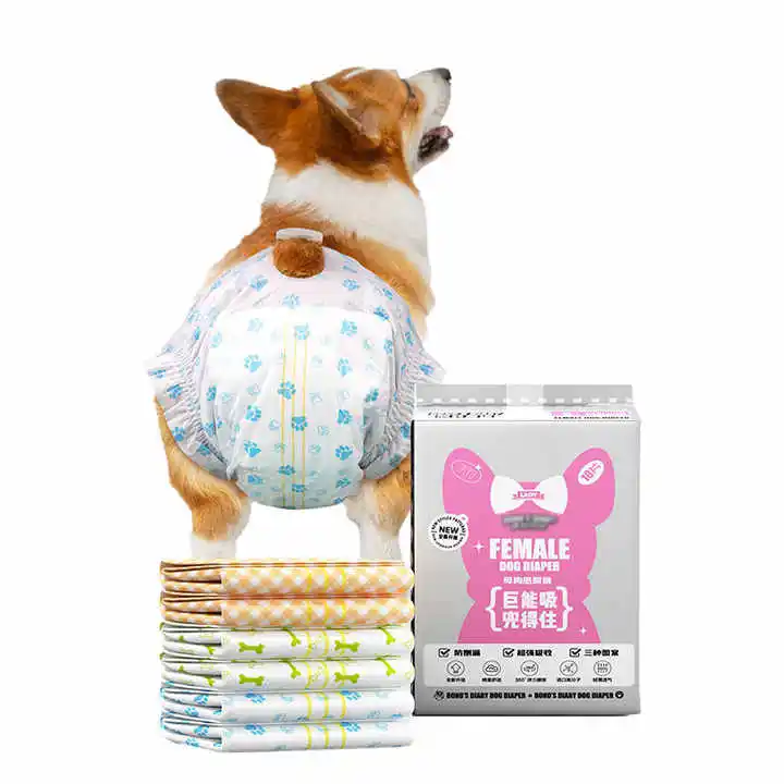Disposable Pet Diaper Soft Female Male Dog Pet Diaper Disposable