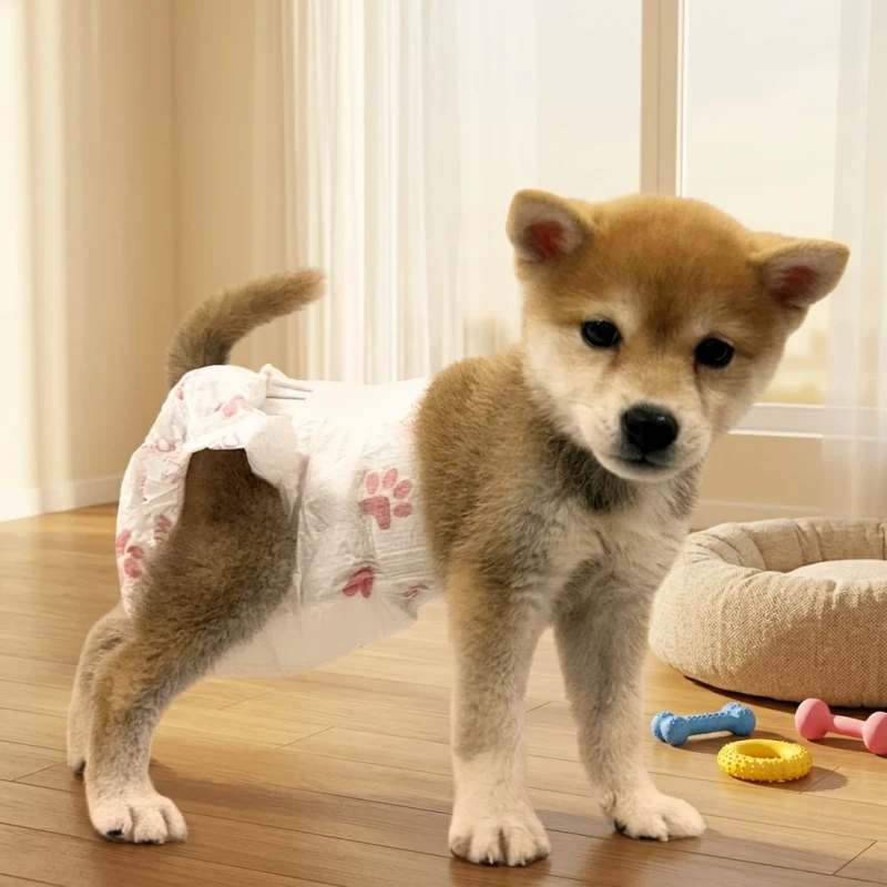 Disposable Pet Diapers Breathable and Comfortable with Leak Proof Design Absorbent Cats Female Dogs New Deodorizing ODM OEM