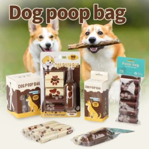 Disposable Strong Odor Control Eco Friendly Dog Poop Bag Dispenser Recycled Material Poo Picking Bags Dog Waste Bag