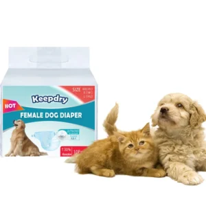 Disposable Super Absorbent Breathable Fluff Pulp Dog Diaper Wrap