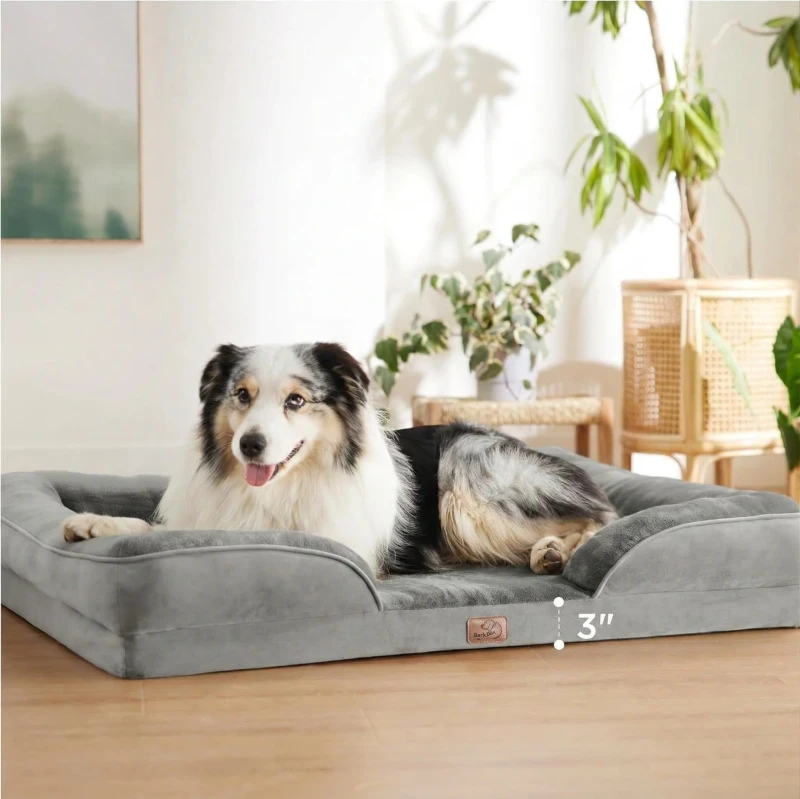 Dog Accessories Custom Designer Washable Chew Proof Elevated Large Sofa Soft Luxury Cat Pet Dog Beds