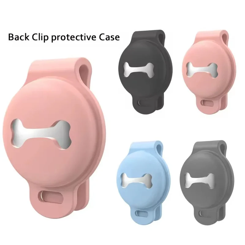 Dog Accessories Protective Case Silicone Dog Bone Shape Locator Tracker