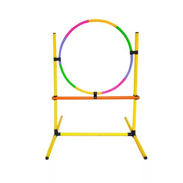 Dog Agility Training Equipment Jumping Obstacle Hurdle Rod Ring Dog Trailer Pet Supplies Small Training Aids