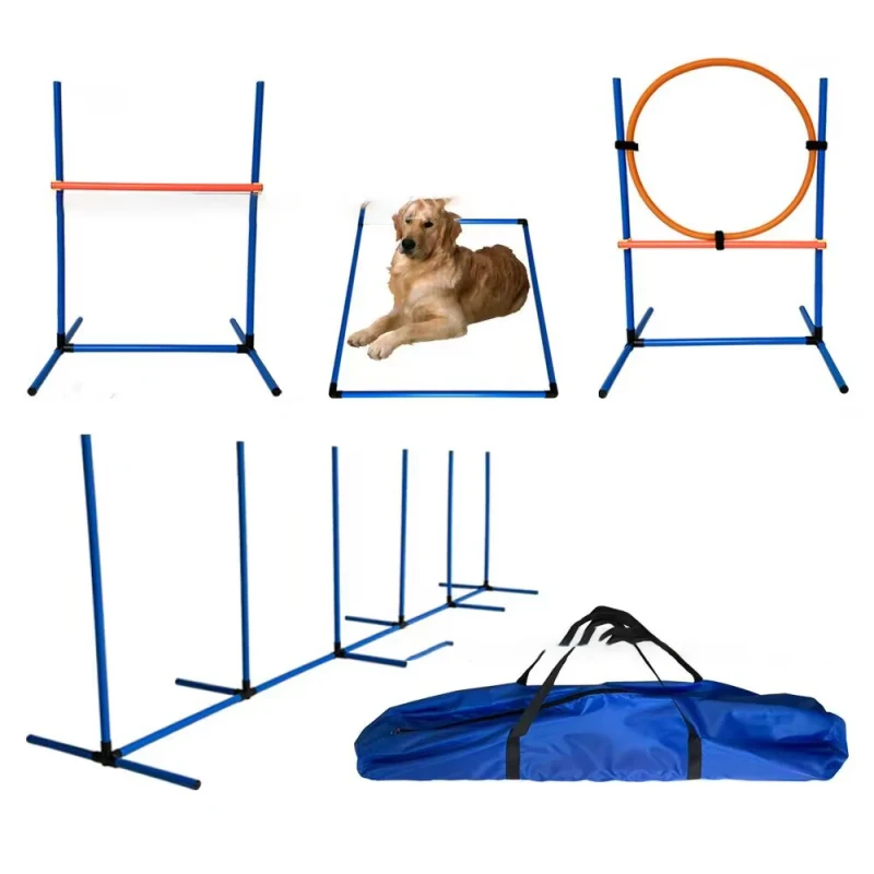Dog Agility Training Equipment Set for Indoor and Outdoor Complete Dog Agility Equipment for Dogs Agility Course