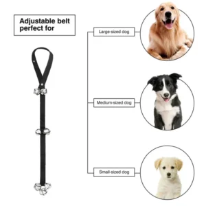 Dog Bells Dog Potty Bells for Dog Training Adjustable Door Bell for Puppy