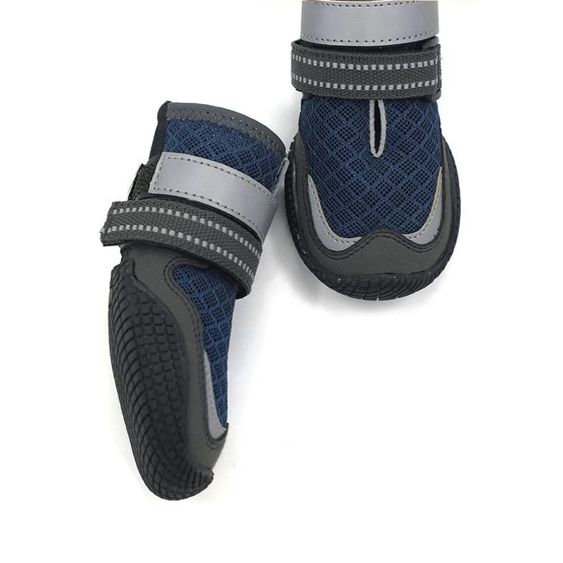 Dog Boots Breathable Dog Shoes for Small Medium Large Dogs Anti Slip Paw Protector With Reflective Straps