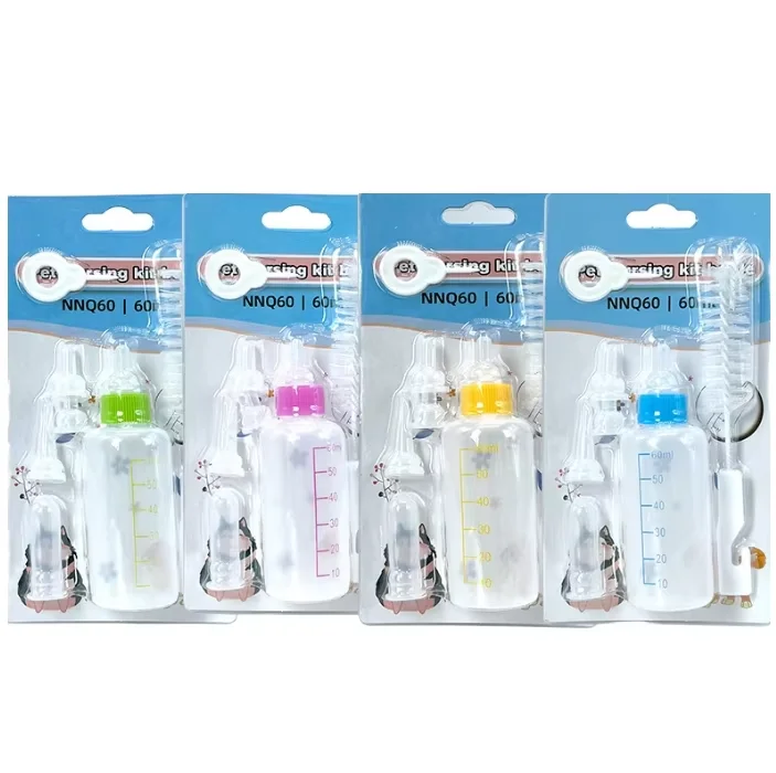 Dog Bottle Set Newborn Cat Pet Products 60ml 150ml Teddy Puppy Kitten Bottle Pet Bottle Pet Care Kit